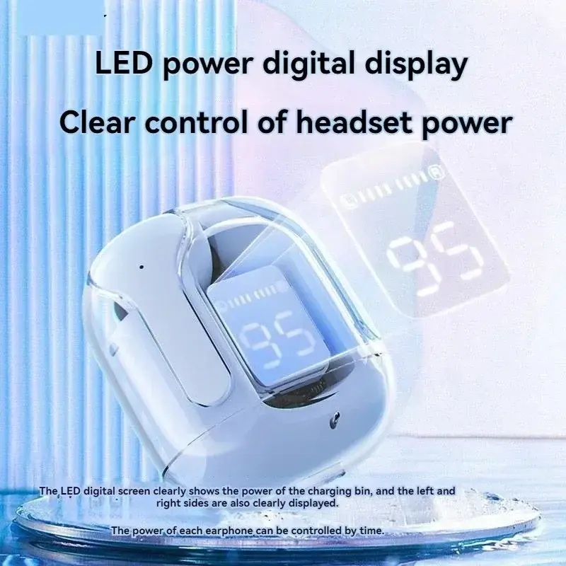 Miniaturbild: T6 TWS Earbuds Wireless Bluetooth 5.0 With LED Display