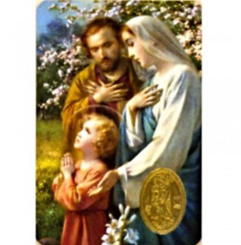 Carte de protection Sainte Famille