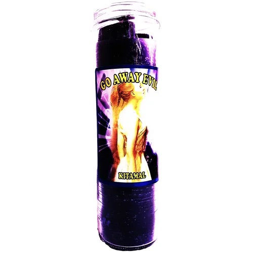 Bougie verre chasser diable