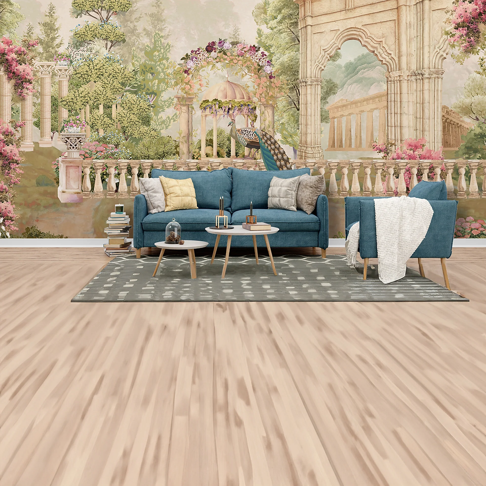 Why English Garden Wallpaper is Perfect for Your Living Room Décor