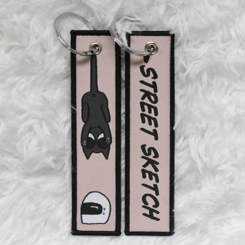 Black Cat Double-Sided Jet Tag | Street Sketch