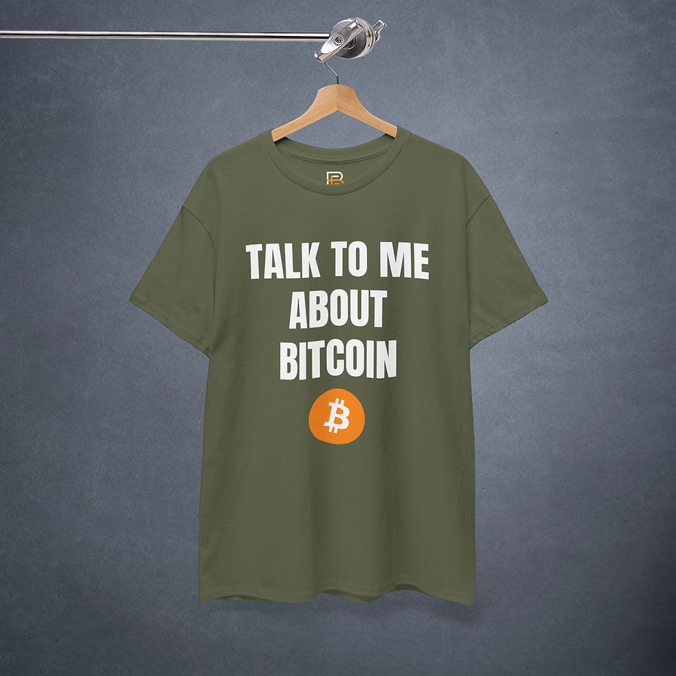 Talk To Me About Bitcoin | Heavy Cotton Tee