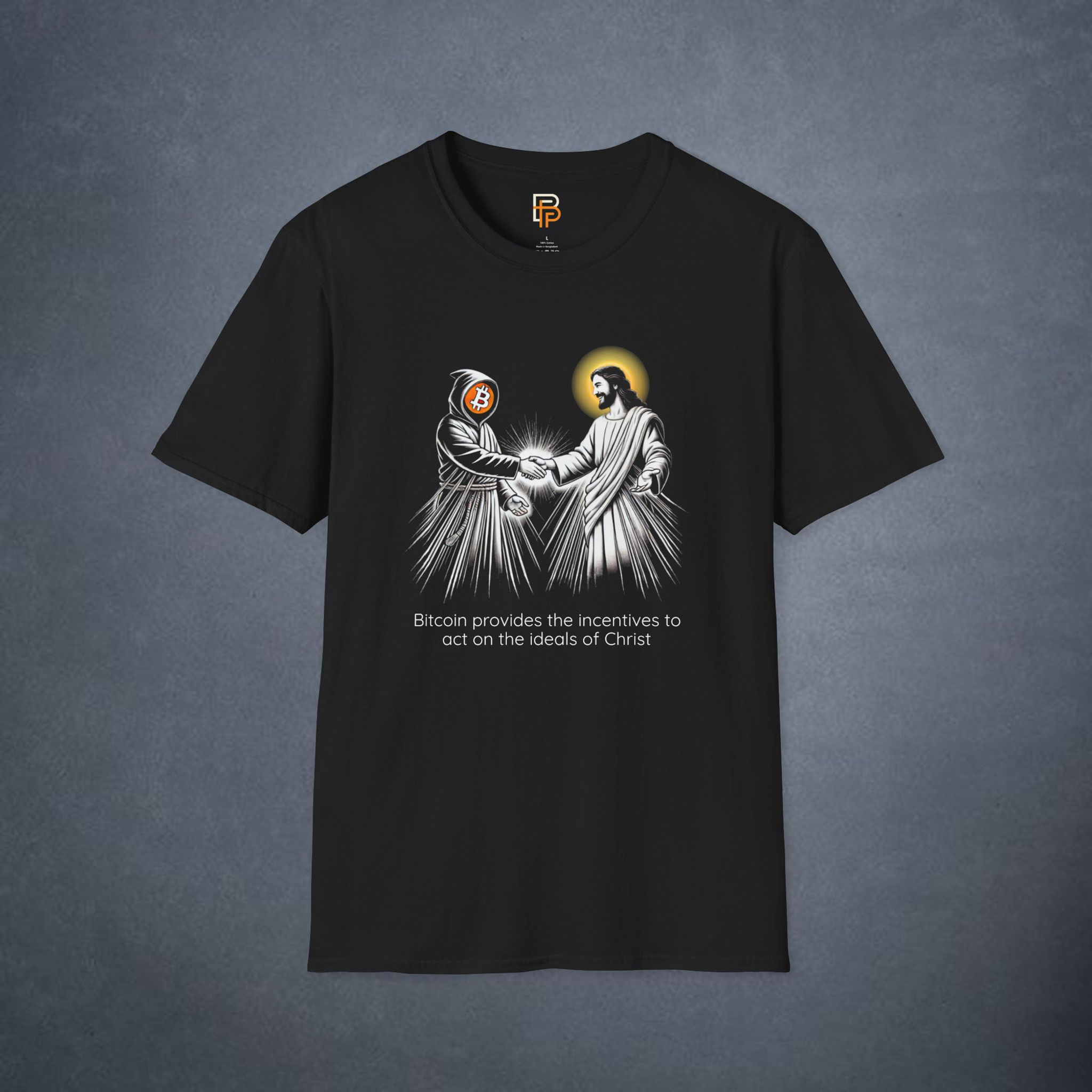 Jesus & Satoshi | Cotton Tee