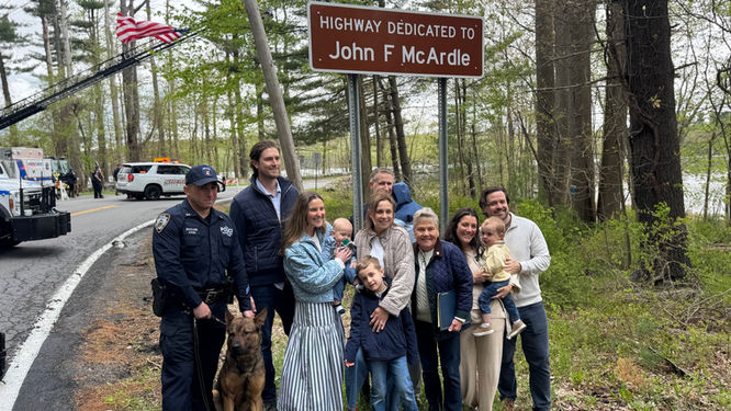 ‘John F. McArdle Memorial Hywy’ Honors a Lifetime of Service