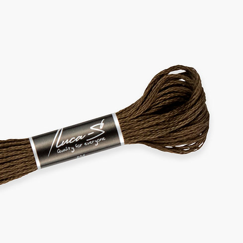 Муліне Luca-S Нитки для вишивання Колір коричневий 443
