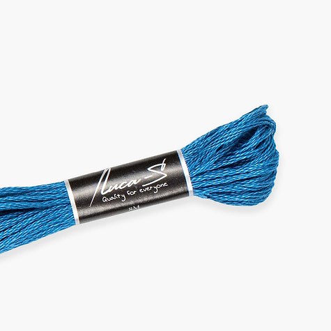 Муліне Luca-S нитки для вишивки Колір блакитний 201