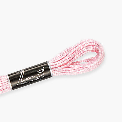 Мулине Luca-S. нитки для вышивки, цвет розовый 56