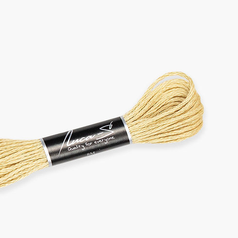 Муліне Luca-S Нитки для вишивання Колір бежевий вершковий 447