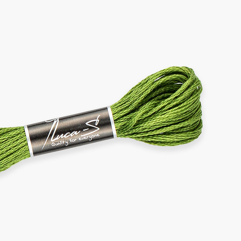Муліне Luca-S Нитки для вишивання Колір зелений 263