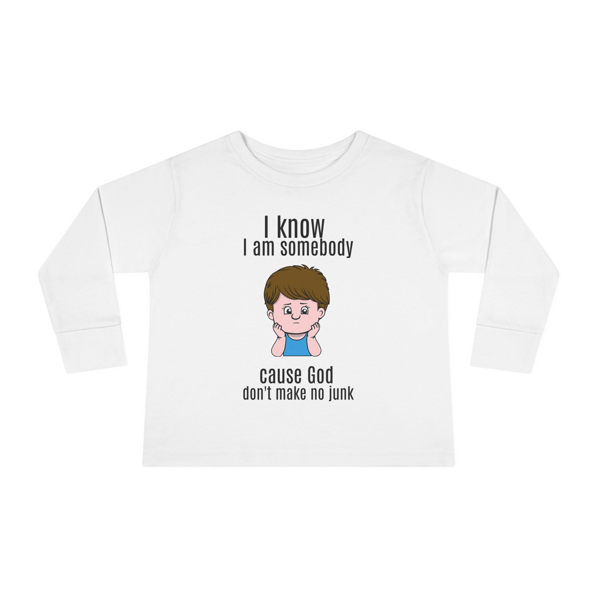 تودلر بويز / لون بيج - "أعلم أنني شخص مميز" - قطن 100%