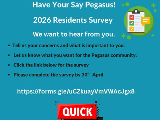 Have your say in the 2026 Pegasus Residents Survey