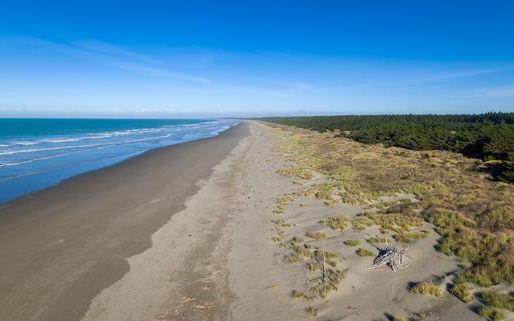 Road to the beach is open after recent fire