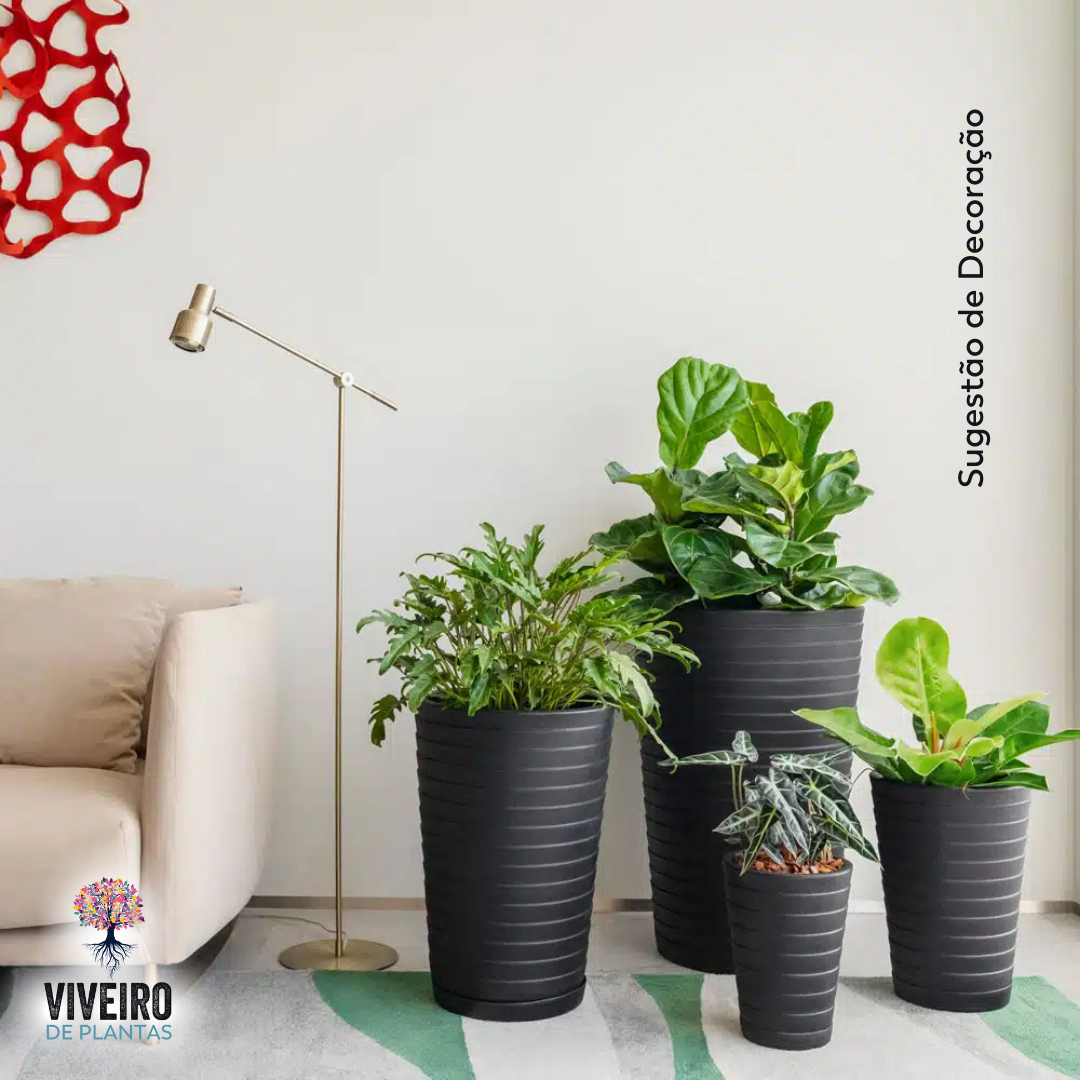 Vaso Cônico Atibaia 43cm de Altura em 6 Cores