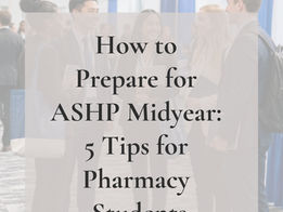 Pharmacy students preparing for ASHP Midyear