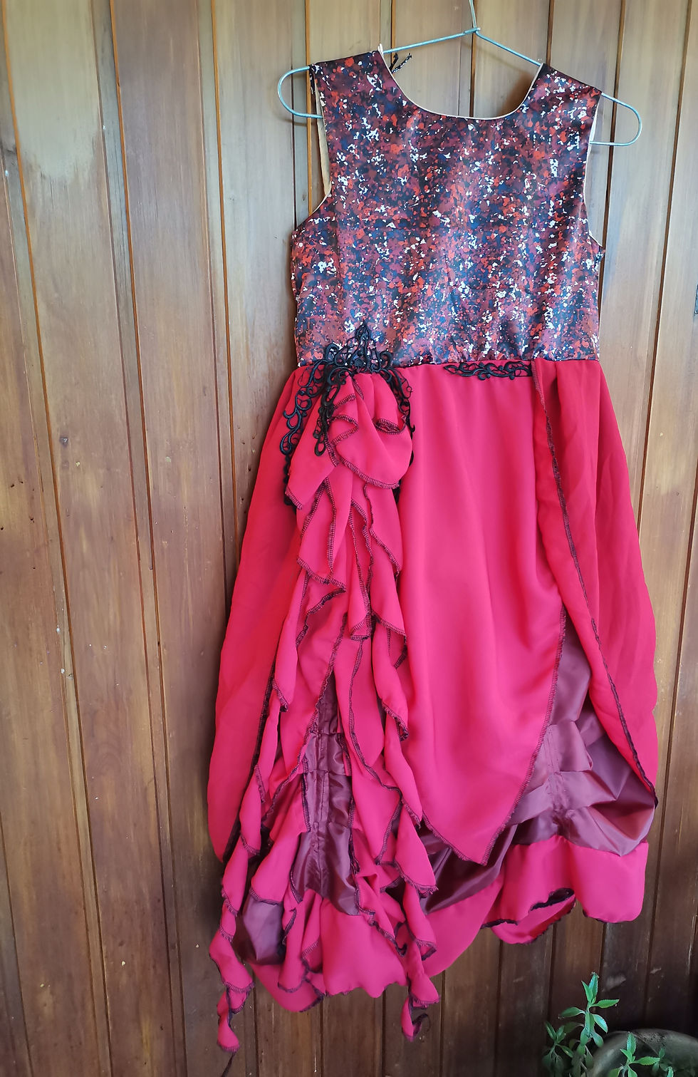 Raspberry Swirl Dress, child's size 8