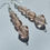 Thumbnail: Pink glass earrings