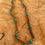 Thumbnail: Hazlewood, Turquoise & Cognac Baltic Amber Necklace