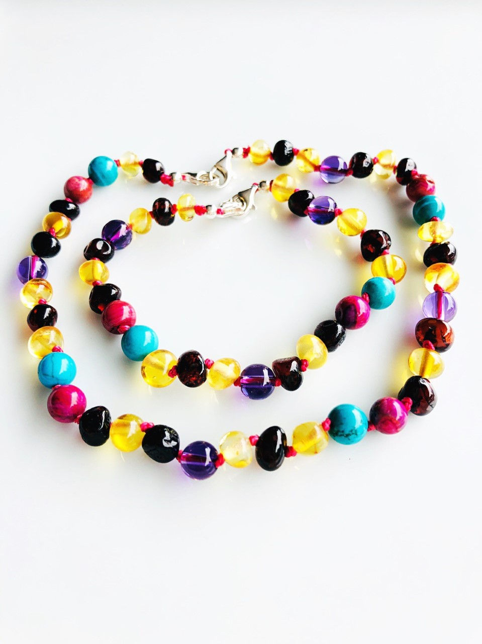 Thumbnail: Mummy & Me Matching Adjustable Anklet/Bracelet Set