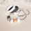 Thumbnail: Peach and Marble Jewellery Set