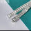 Thumbnail: Wide wristband brackets 925 silver 