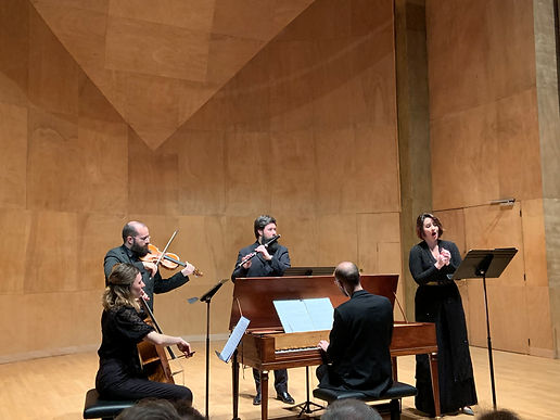 Avec Stéphane Fuget clavecin, chef de chant, Luca Montebugnoli pianoforte, Claire Lefilliatre chant et Clotilde Verwaerde musicologue