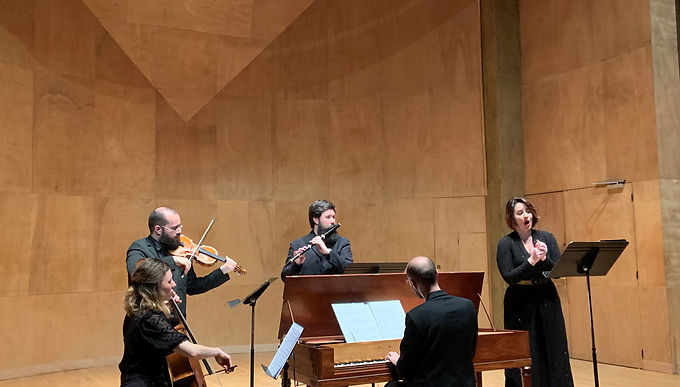 Avec Stéphane Fuget clavecin, chef de chant, Luca Montebugnoli pianoforte, Claire Lefilliatre chant et Clotilde Verwaerde musicologue