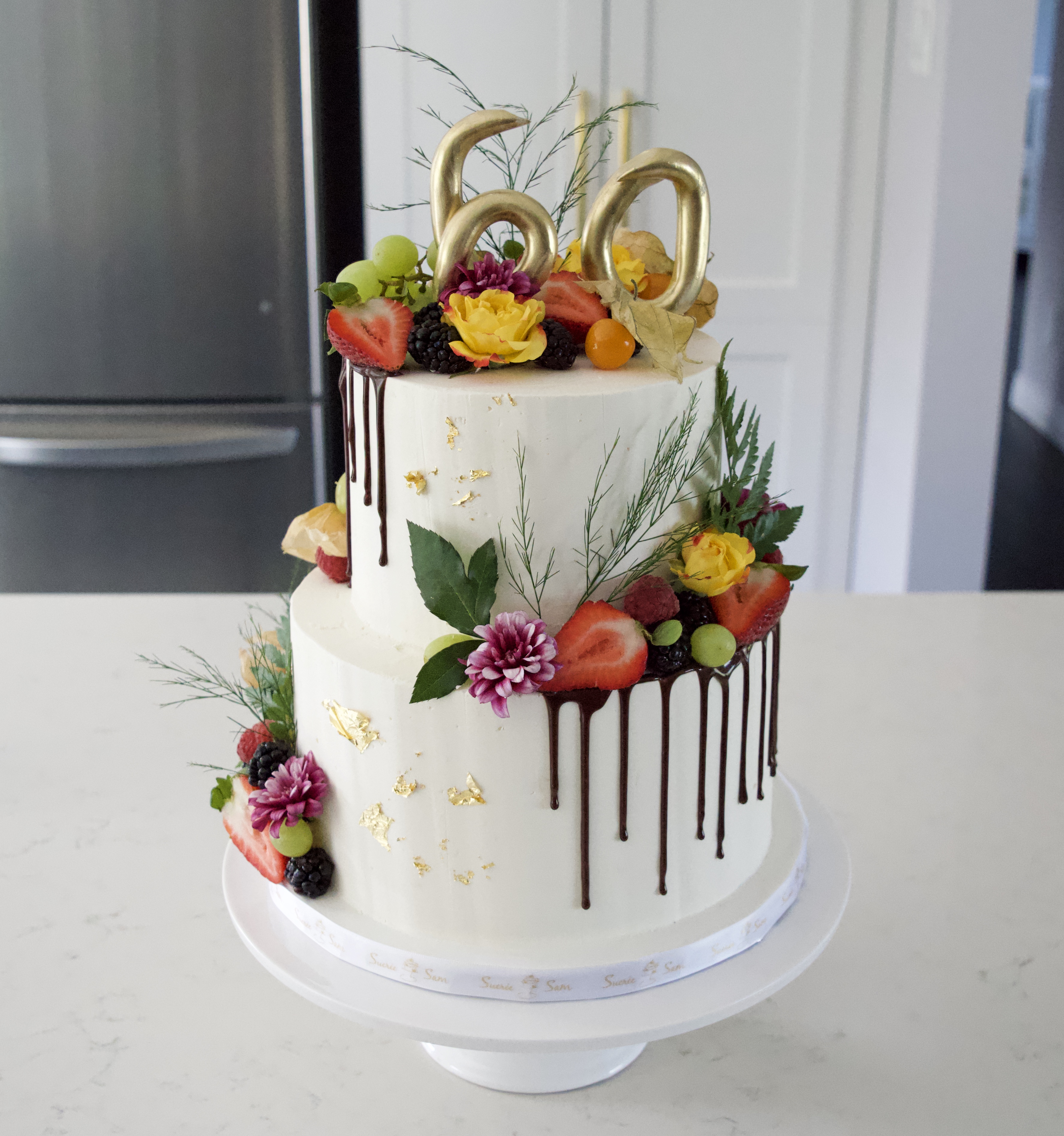 Elegant fruity cake