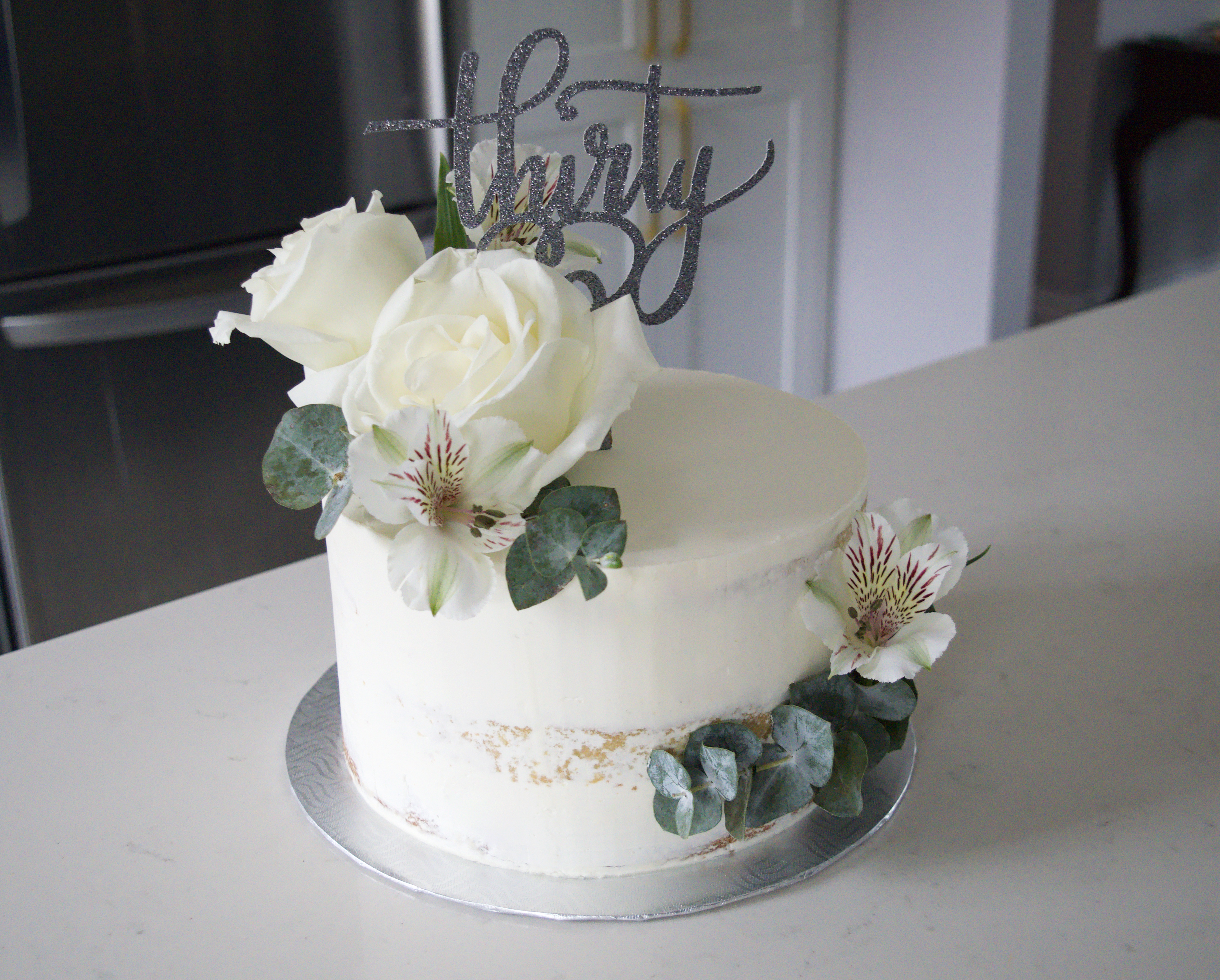 Eucalyptus et rose