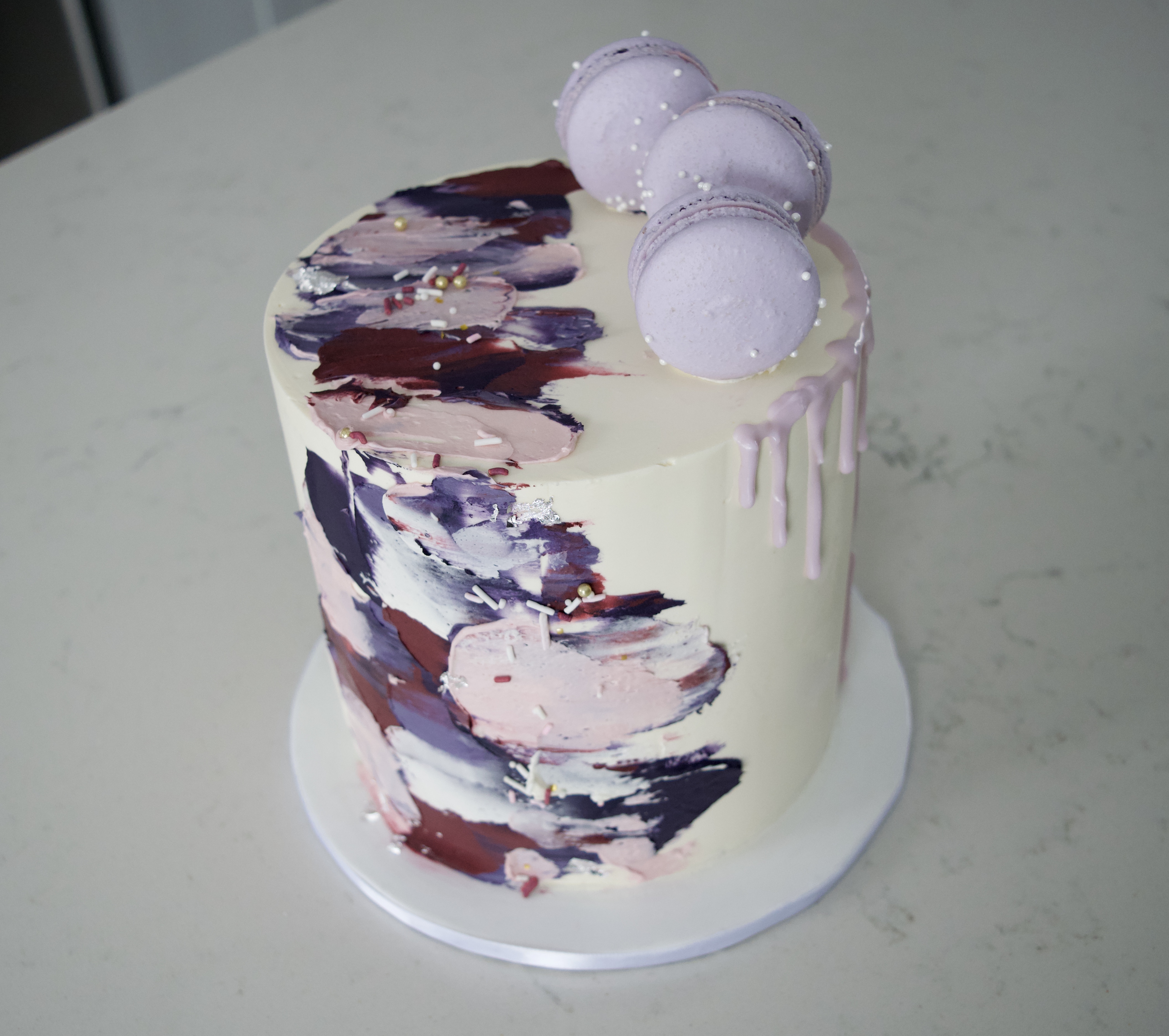Abstrait mauve