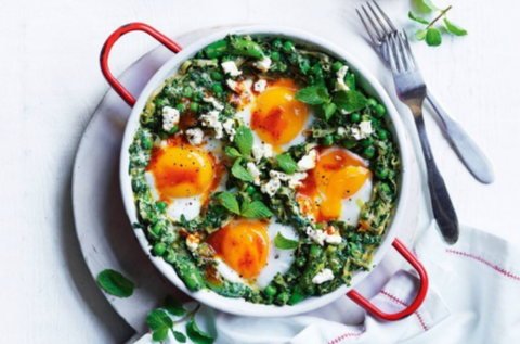 Tunisia green shakshuka
