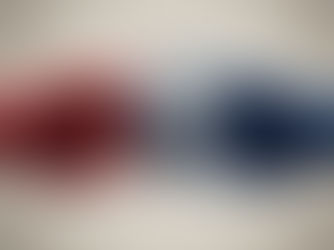 A red and a blue fist smash the globe