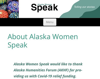 Alaska Women's Speak
