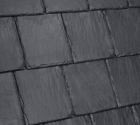 Kansas City DaVinci Roofscapes Bellaforte Slate - Slate Black-VariBlend Swatch