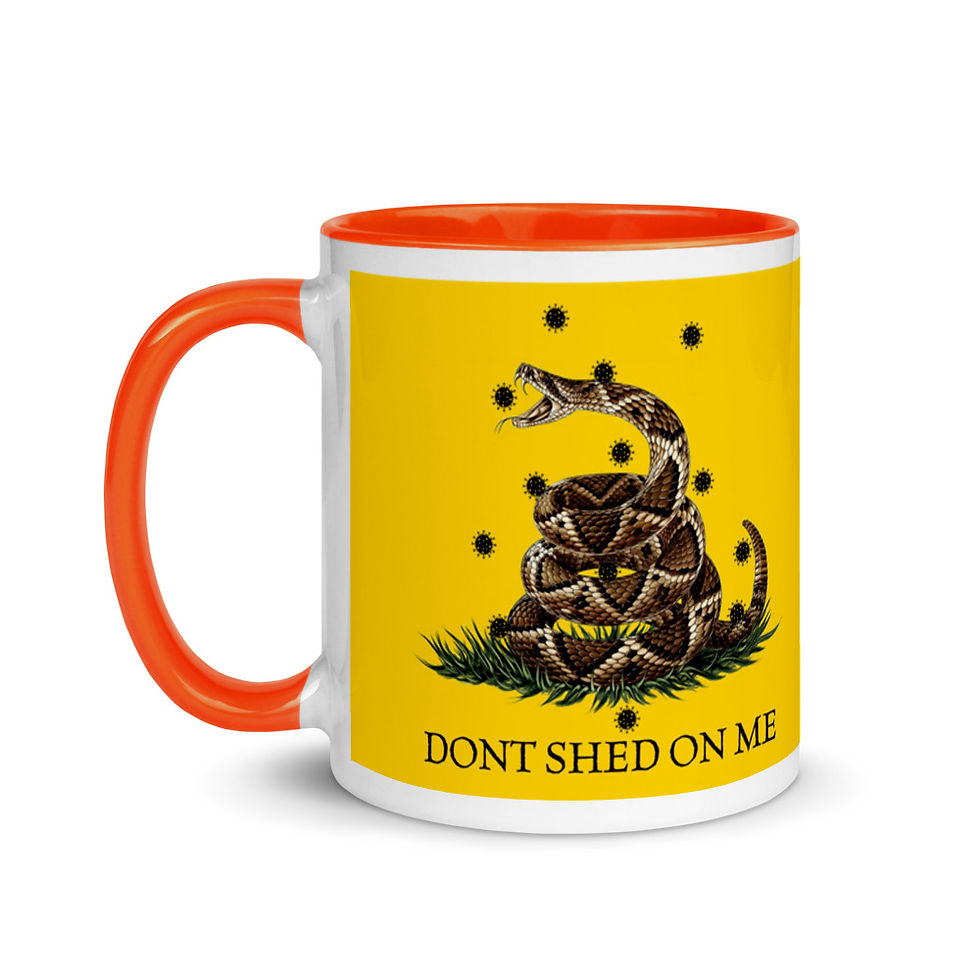 Thumbnail: Don't Shed On Me (Double) Color Original Mug with Color Inside