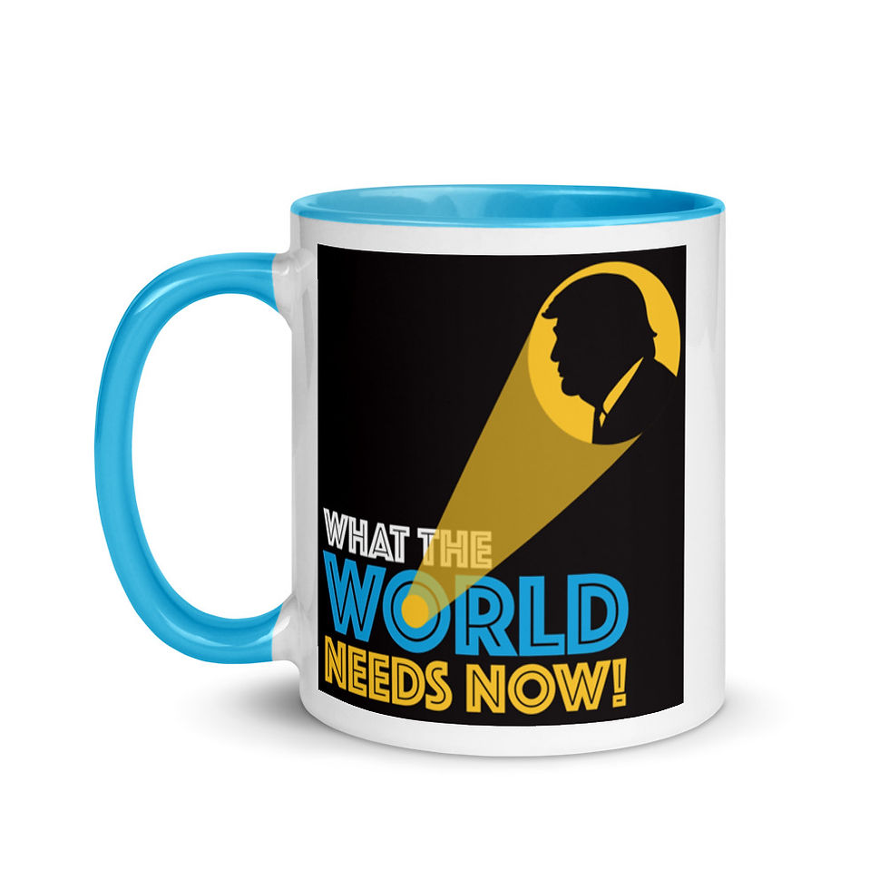 Thumbnail: What The World Needs Now (Original) Mug with Color Inside