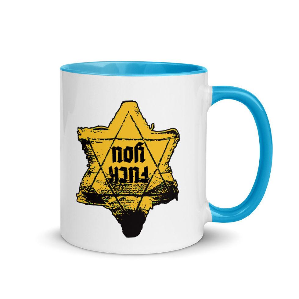 Thumbnail: Gold Star F.U. (Original) Mug with Color Inside