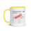 Thumbnail: Covid Card Denied Original Mug with Color Inside
