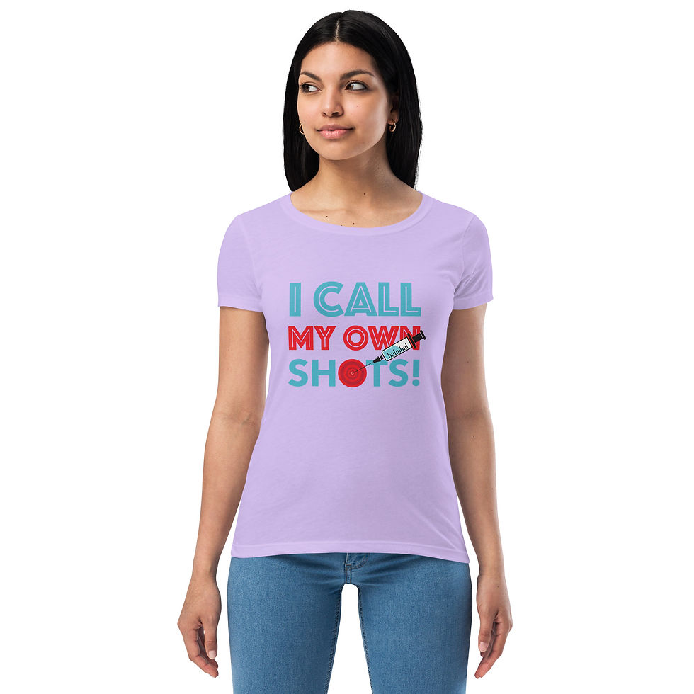 Thumbnail: I call My Own Shots Women’s fitted t-shirt