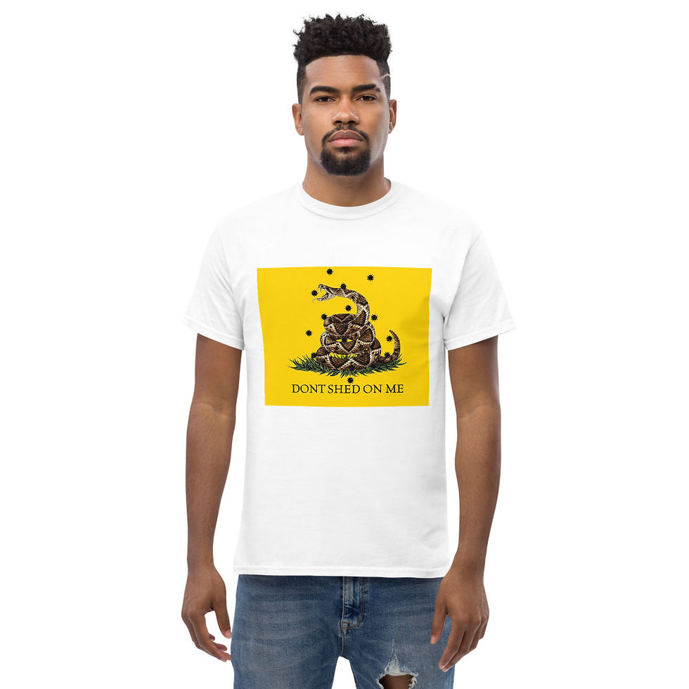 Thumbnail: Don't Shed on Me (Color) Men's heavyweight tee 