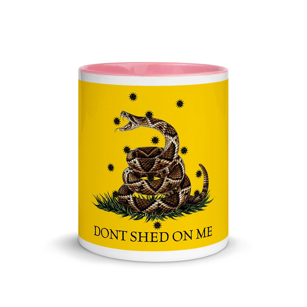 Thumbnail: Gadsden Don't Shed On Me (Color) Mug with Color Inside