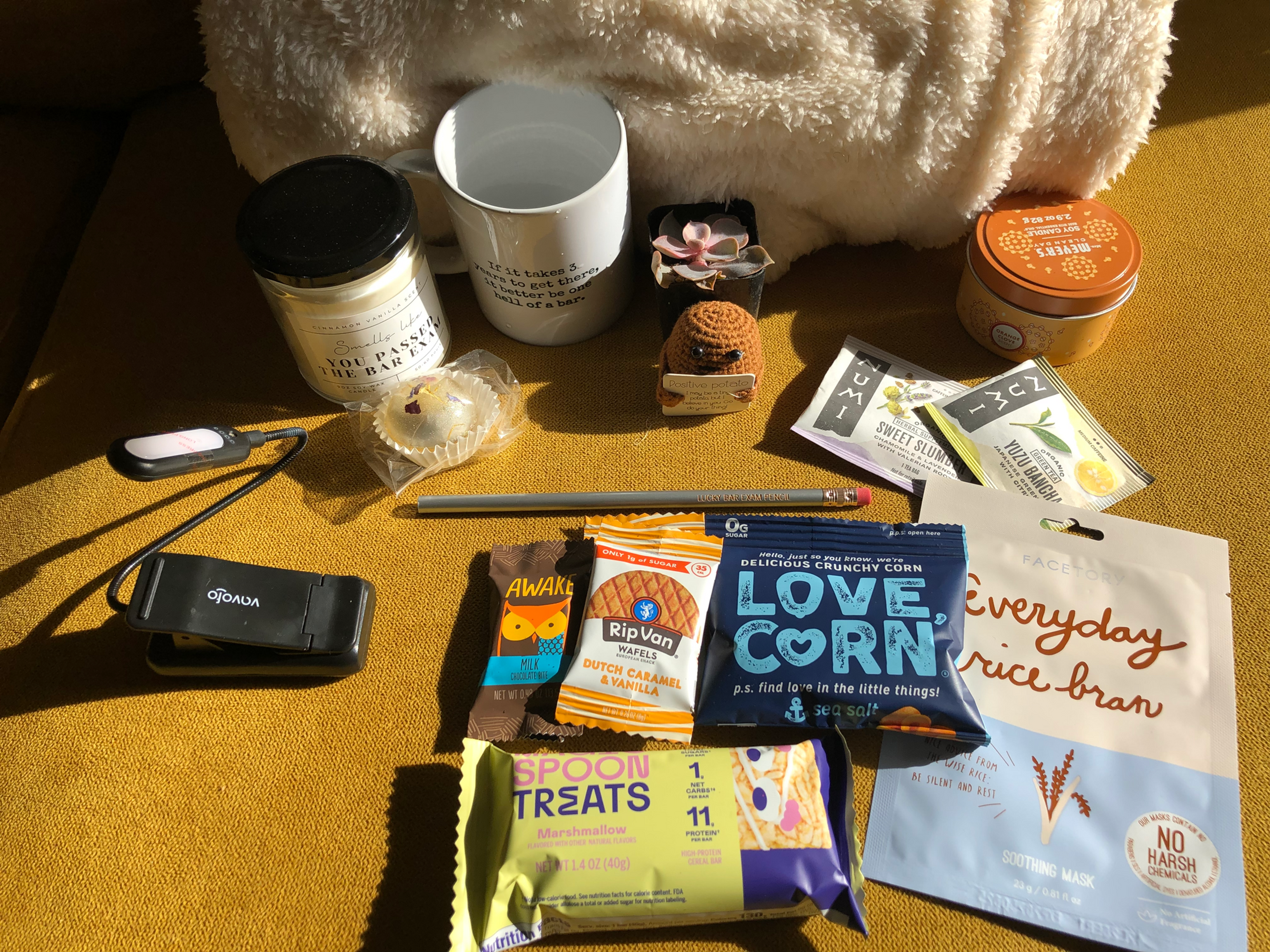 Care pacakge items