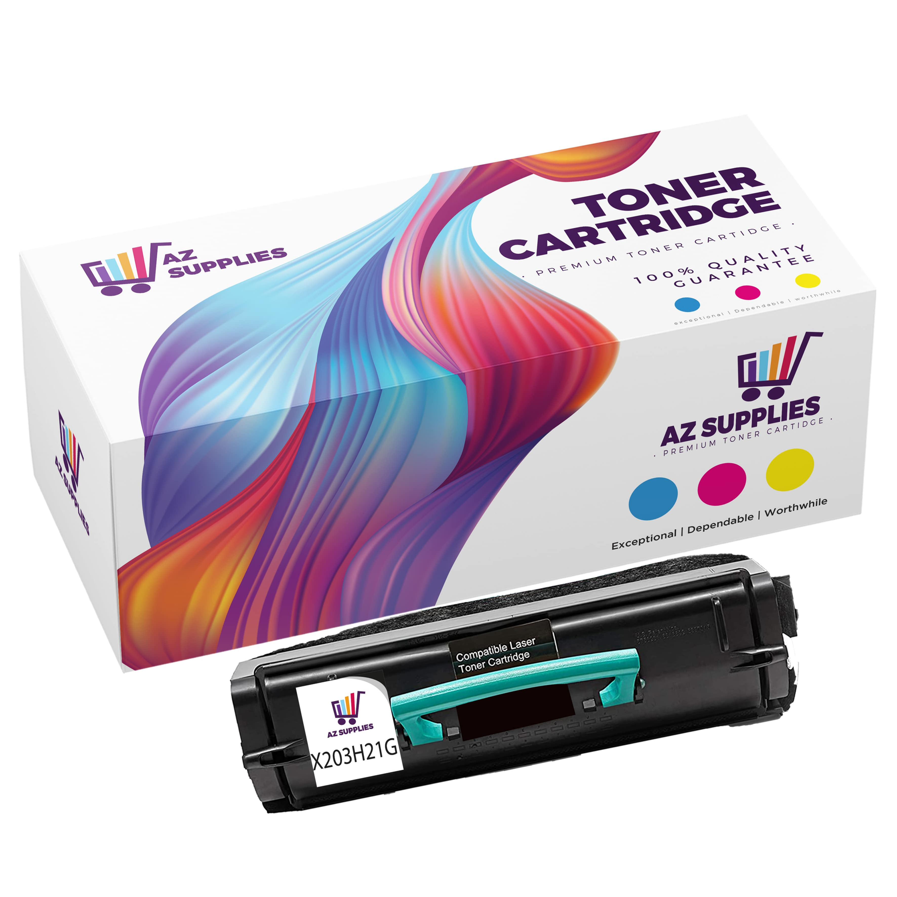 Lexmark X203H21G High Yield Black Remanufactured Toner Cartridge