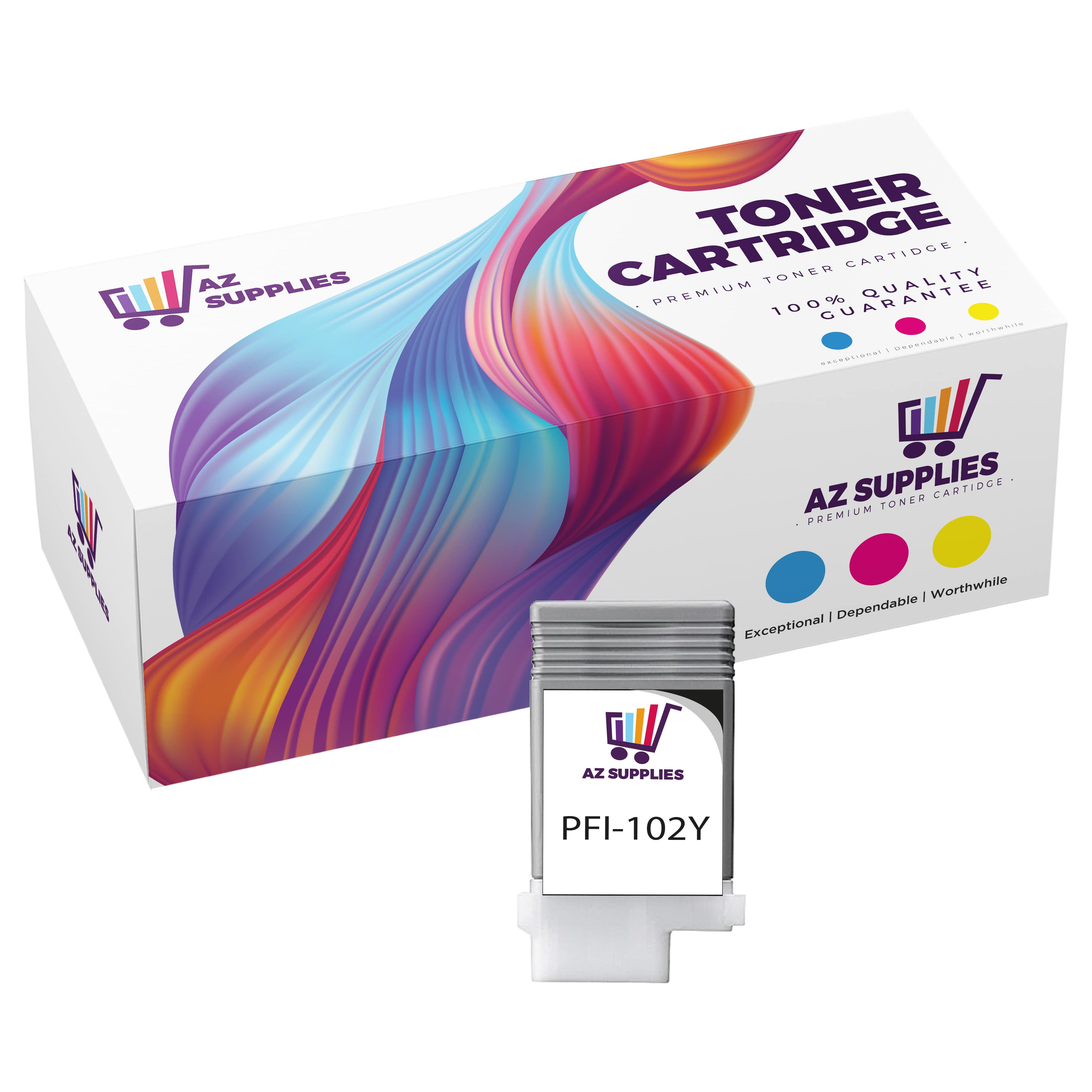 CANON COMPATIBLE PFI-102Y YELLOW INK CARTRIDGE