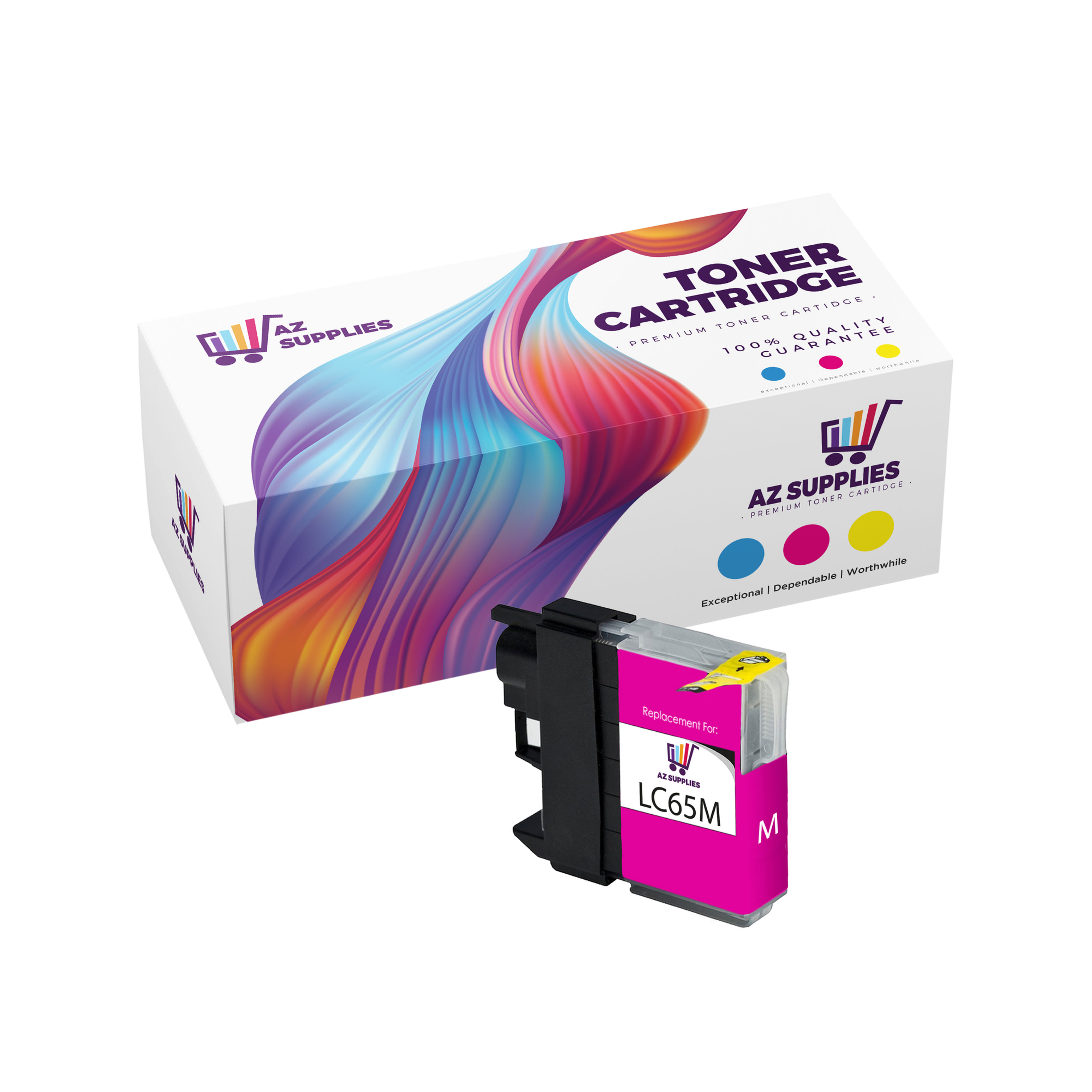 Brother Compatible LC65M MAGENTA INK CARTRIDGE