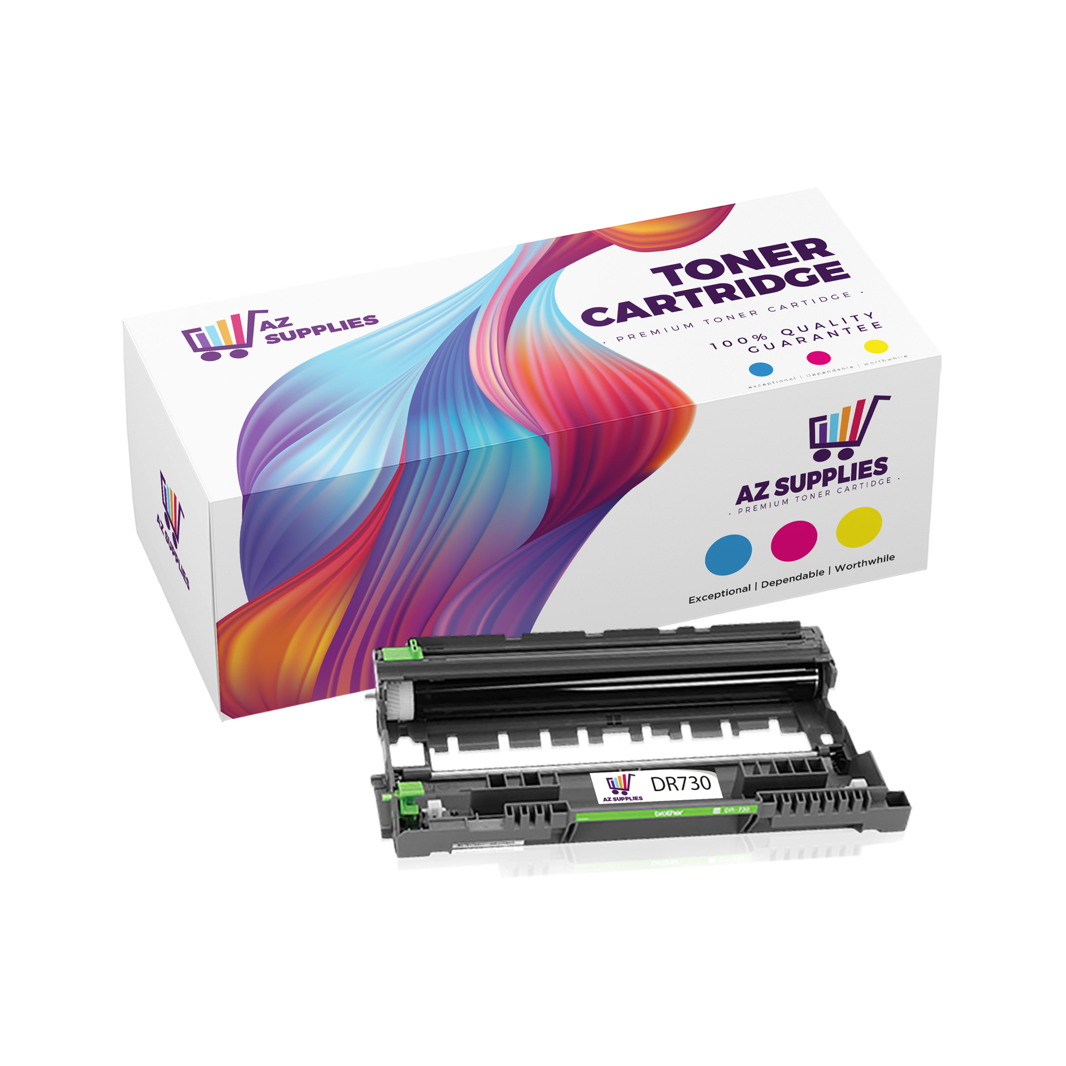 BROTHER DR730 PLATINUM COMPATIBLE BLACK DRUM UNIT