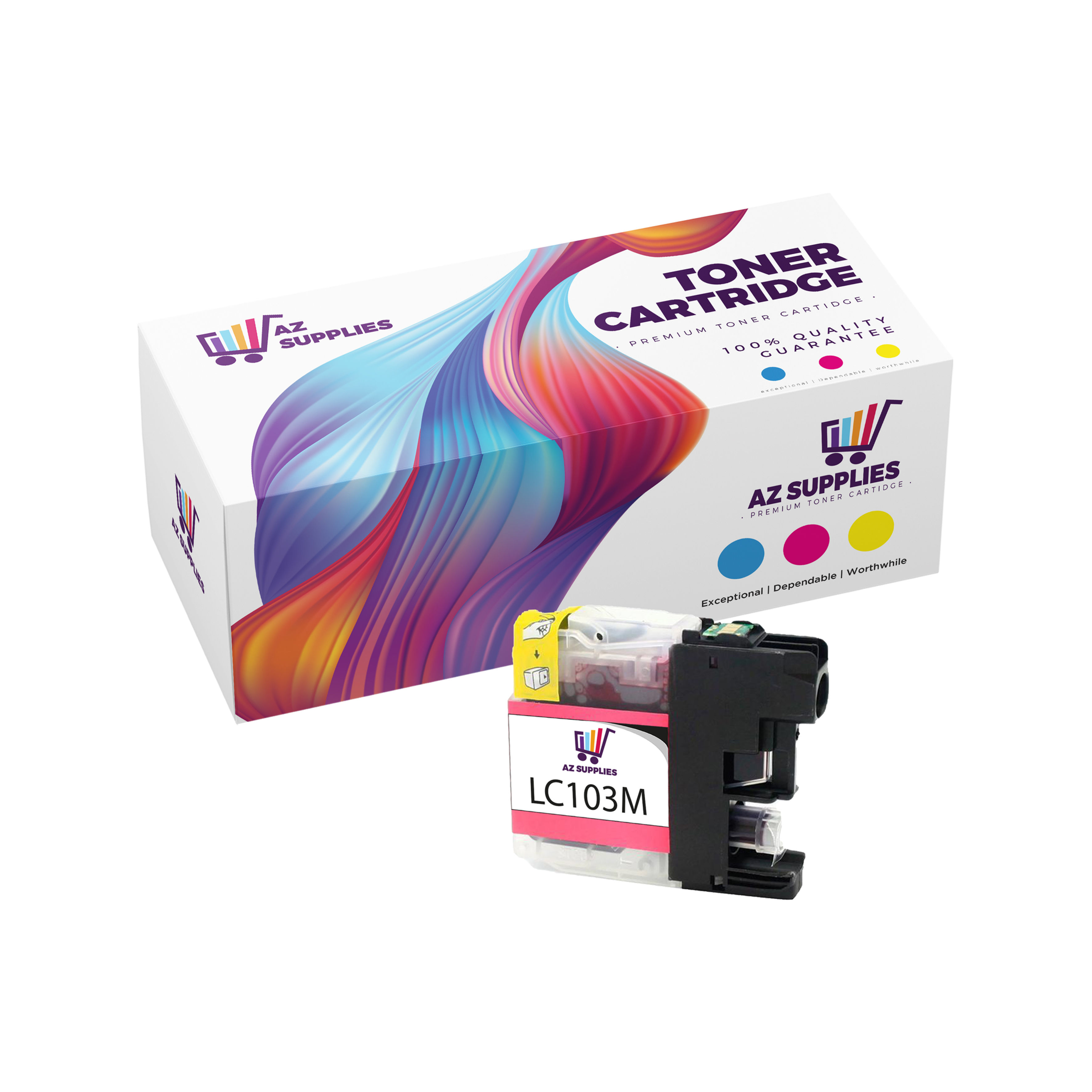 Brother Compatible LC103M MAGENTA INK CARTRIDGE