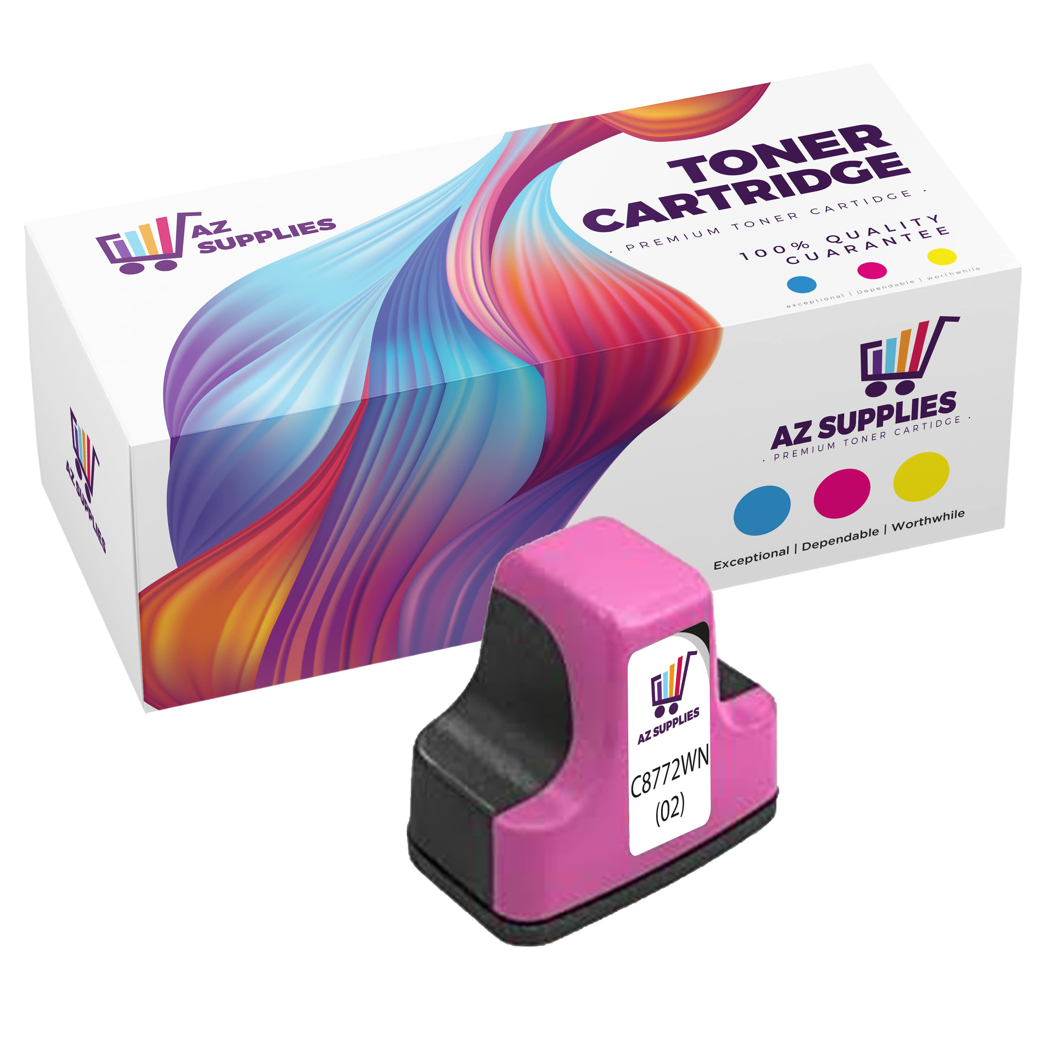 HP C8772WN (HP 02) Magenta Ink Cartridge