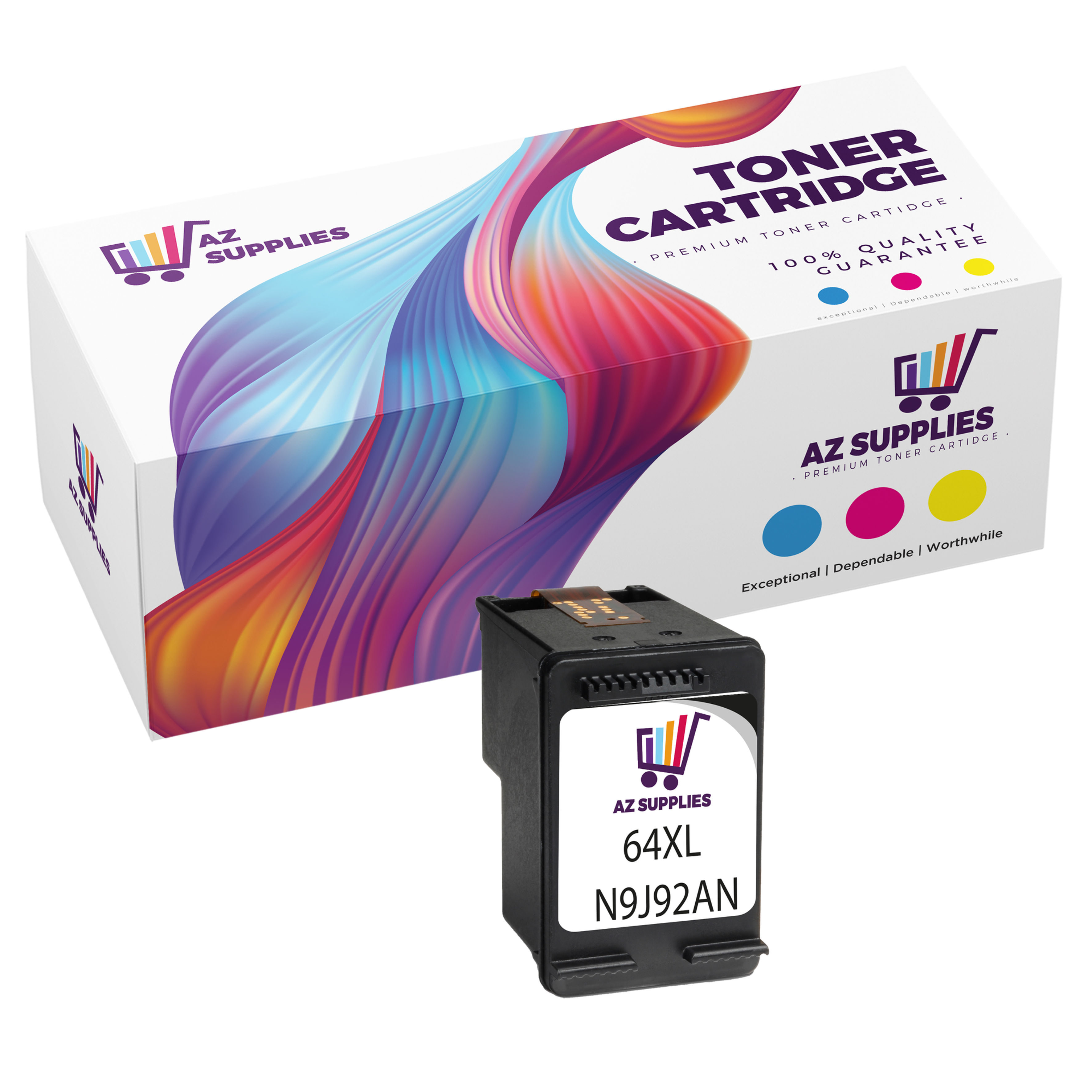 HP N9J92AN HP 64XL High Yield Black Inkjet Remanufactured