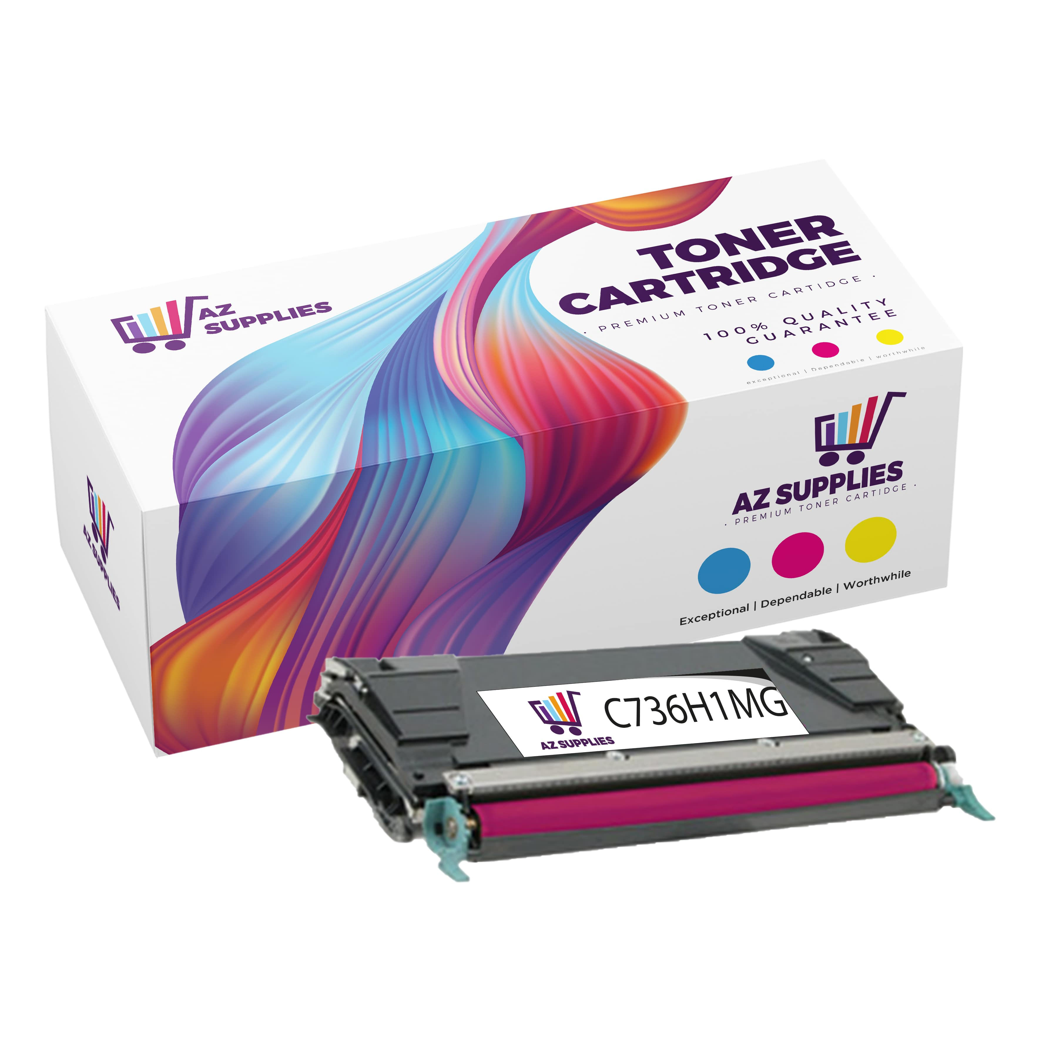 Lexmark C736H1MG Magenta Remanufactured Toner Cartridge