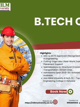 NIILM University – Leading Civil Engineering College in Haryana